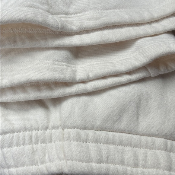 Reformation Wide Leg Sweatpants ivory off white medium organic cotton pockets - Picture 4 of 12